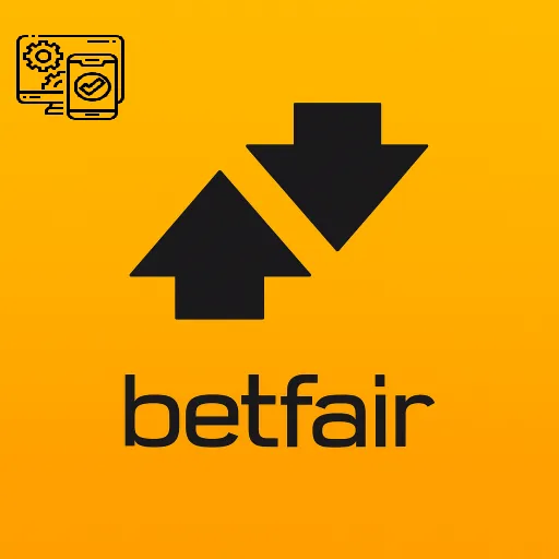 Imagem promovendo o app oficial da betfair para mobile