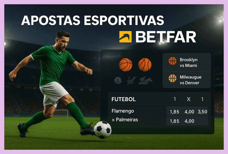 Apostas esportivas no cassino online BETFAR